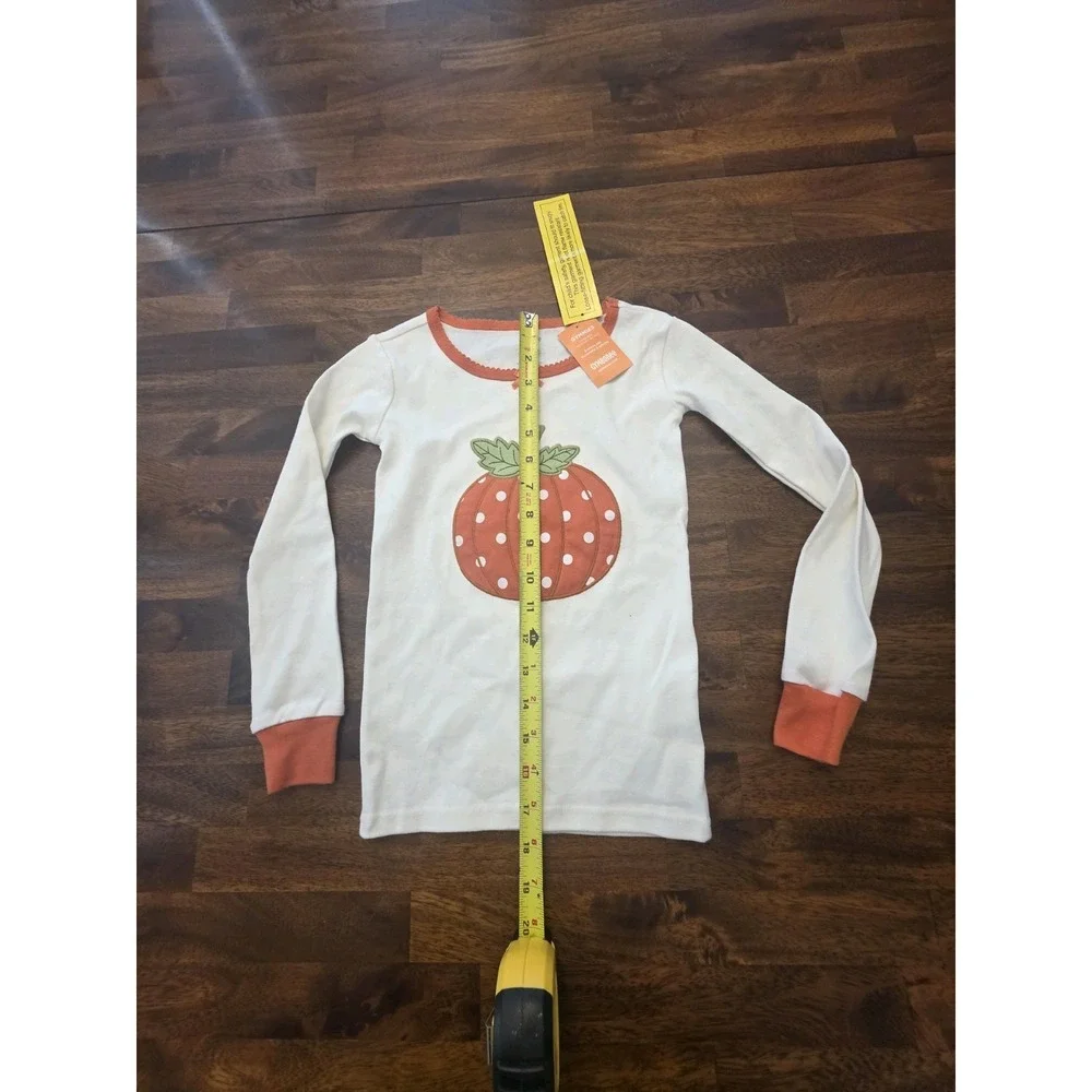 Gymboree 5T Girls Pumpkin Long Sleeve New with Tag Thanksgiving Fall Sku 92